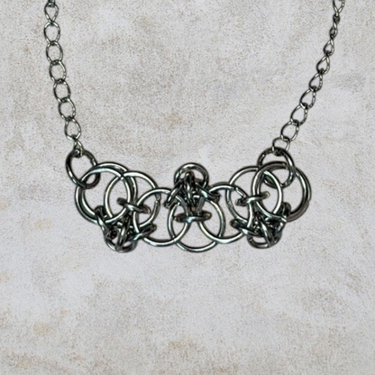 Laced Trellis Chainmail Bracelet